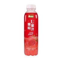 億佳果園U果粒果汁草莓復(fù)合飲品500ml
