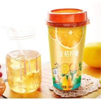 金桔檸檬果汁茶杯裝400毫升