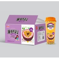 敞開味果真有料百香果味飲料箱裝