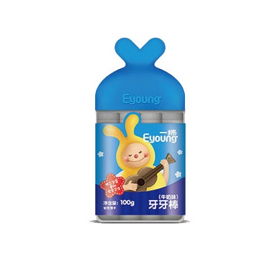 一揚(yáng)牙牙棒牛奶味100g