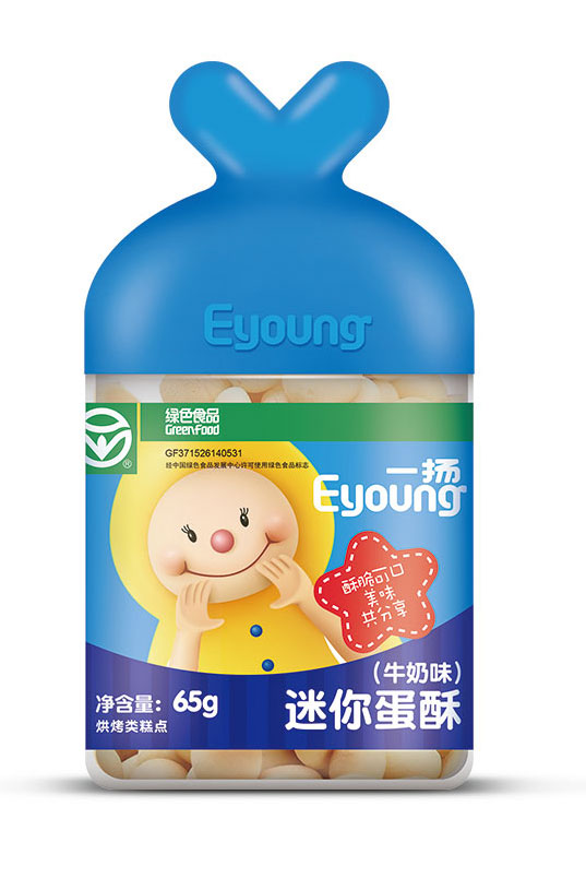 一揚迷你蛋酥牛奶味65g