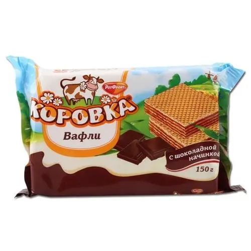 俄羅斯進口小牛威化餅干150g