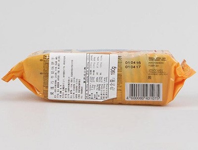 俄羅斯進口愛蓮巧牛奶餅干190g
