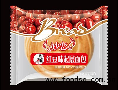 紅豆味起層面包