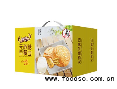 云中月無蔗糖早餐面包箱裝