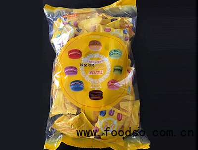 馬卡龍夾心餅干冰淇淋檸檬味