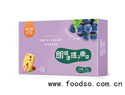 卓滋朗姆酒提子曲奇盒裝120g