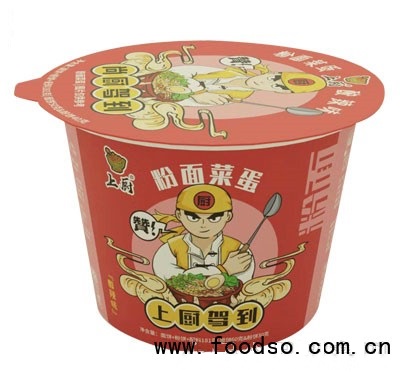 上廚粉面菜蛋酸辣味