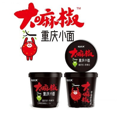 吃歡天大嘛椒重慶小面132g