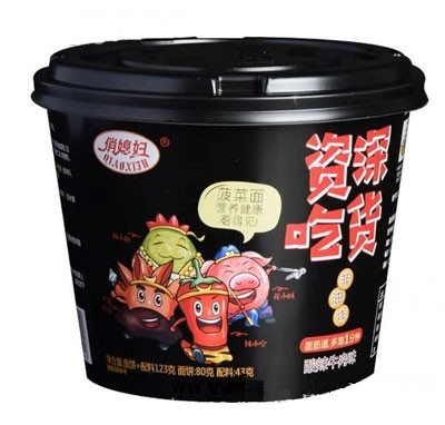 俏媳婦菠菜面酸辣牛肉味