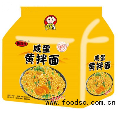 脆當(dāng)當(dāng)咸蛋黃拌面108g×5