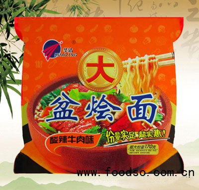 華清大盆燴面酸辣牛肉味