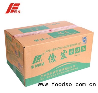 俊發(fā)食品手拉面箱裝