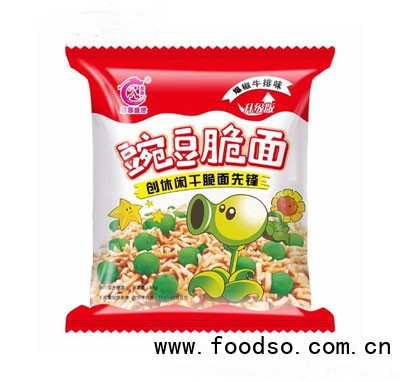 慕容盛世豌豆脆面-爆椒牛排味