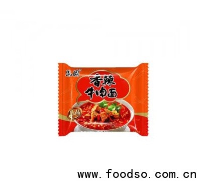 思圓優(yōu)品香辣牛肉面袋裝方便面