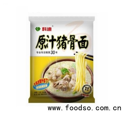 科迪原汁豬骨面方便面