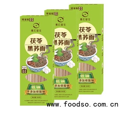 茯苓黑蕎掛面3盒1500g