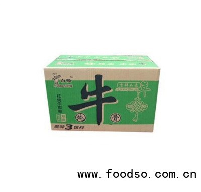 白豫燉牛骨紅燒牛肉面方便面