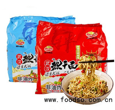 國(guó)華武漢熱干面非油炸方便面