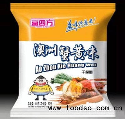 富四方澳洲喜蟹黃味干脆面55克