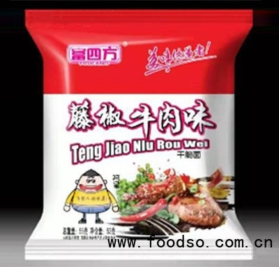富四方藤椒牛肉味干脆面55克