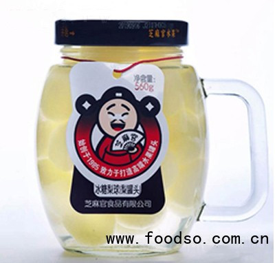 芝麻官冰糖梨罐頭560克