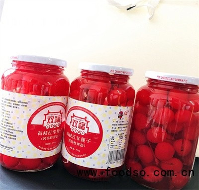雙福水果罐頭紅車厘子罐頭