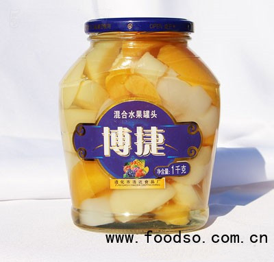 博捷混合水果罐頭