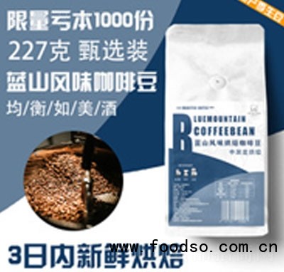 藍(lán)諾藍(lán)山風(fēng)味咖啡豆袋裝