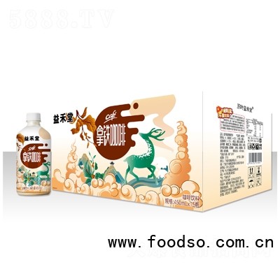 益禾堂拿鐵咖啡咖啡飲料450mlX15瓶