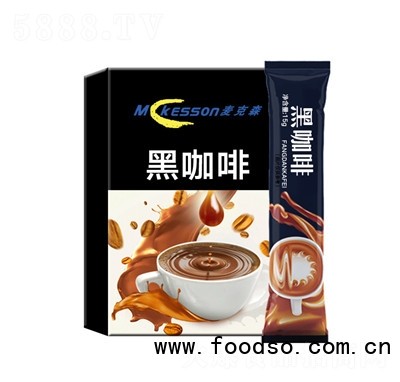 麥克森沖飲品固體飲料營養(yǎng)早餐招商抖音同款速溶咖啡盒裝