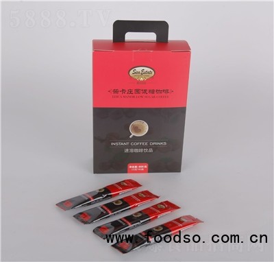 茜卡莊園禮盒裝無蔗糖速溶咖啡40條×15克廠家直銷下午茶飲品代理批發(fā)