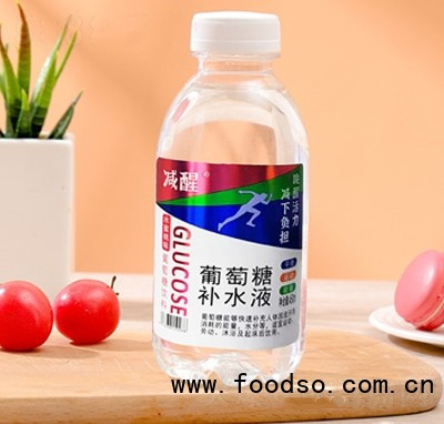 減醒水蜜桃味葡萄糖補(bǔ)水液450ml飲料招商