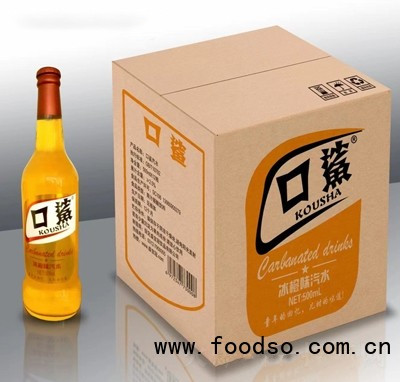 口鯊冰橙味汽水500ml夏季飲品招商