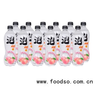 蜜桃味氣泡水飲料碳酸飲料夏季飲料招商