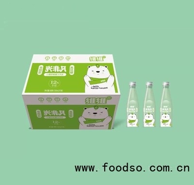 維維汽非凡果汁汽水碳酸飲料低糖零脂飲品小青檸味招商358ml×15箱裝