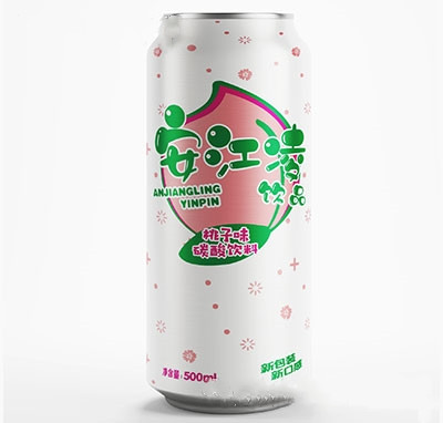 安江凌桃子味碳酸飲料500m