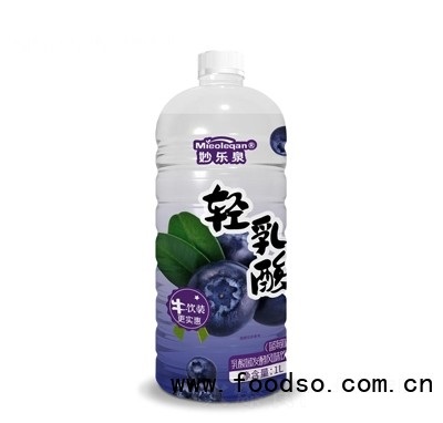 妙樂泉輕乳酸藍莓味乳酸菌發(fā)酵風(fēng)味飲品1L