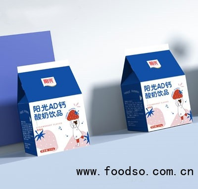 陽光AD鈣乳酸菌飲品草莓味（盒子）