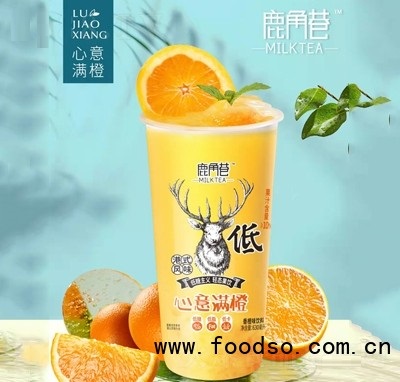 鹿角巷港式風(fēng)味心意滿(mǎn)橙香橙味飲料630毫升