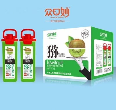 眾口妙獼猴桃蘋果復(fù)合果汁