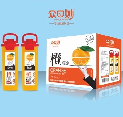 眾口妙橙蘋果復合果汁飲料