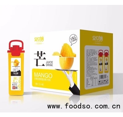 眾口妙芒果百香果復(fù)合果汁