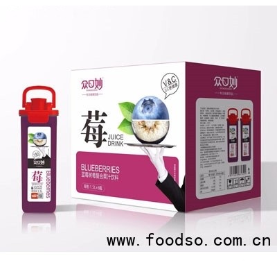 眾口妙藍(lán)莓樹莓復(fù)合果汁飲