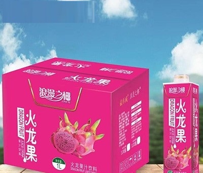 浪漫之椰火龍果果汁飲料1L
