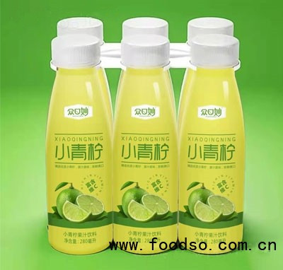 眾口妙小青檸果汁飲料280