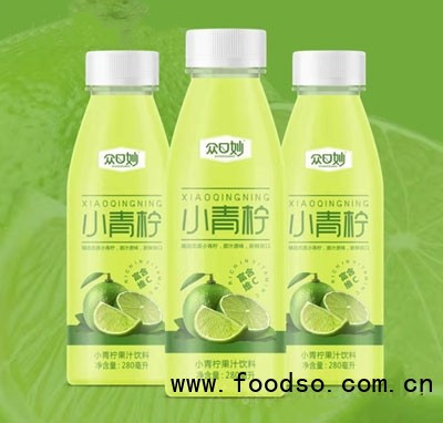眾口妙小青檸果汁飲料280m