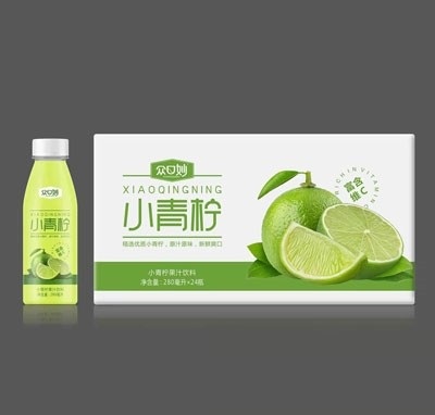 眾口妙小青檸果汁飲料280m