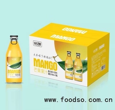 眾口妙芒果果汁復(fù)合果汁飲