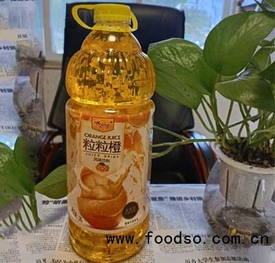 心悅動粒粒橙風味飲料果肉